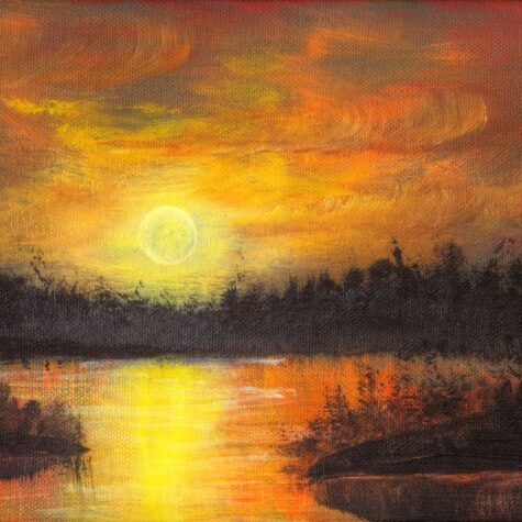 Moonlit Lake